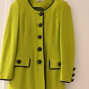 St. John Suit: Blazer and Knitted Skirt